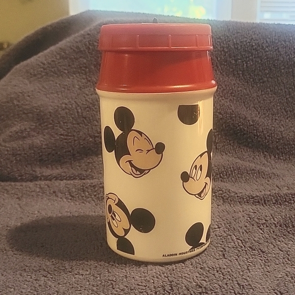 Disney Mickey Mouse 8 oz Vintage thermus really good condition. - Picture 5 of 5